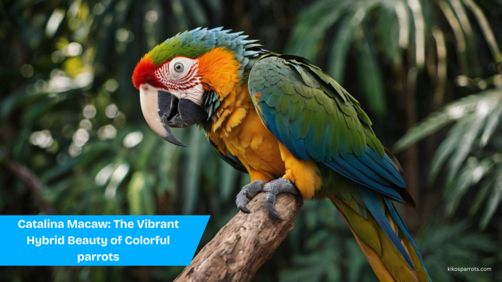 Catalina Macaw: The Vibrant Hybrid Beauty of Colorful parrots