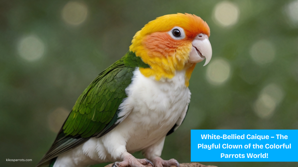 White-Bellied Caique – The Clown of the Colorful Parrots World!